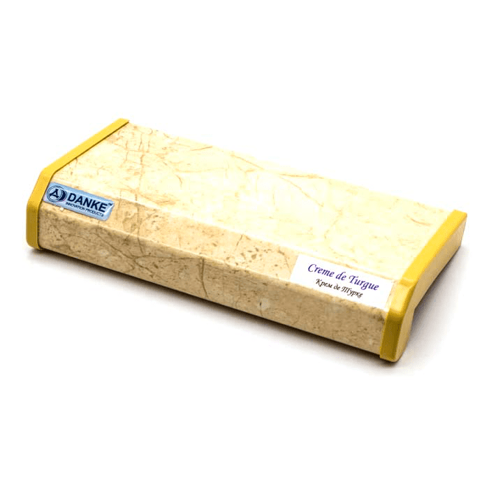 Подоконник DANKE 3000x400x20мм светло-бежевый мрамор – creme de turque глянцевый