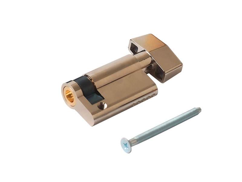 Цилиндр профильный MAXBAR с плоской ручкой 848/K 10-40, никелированный