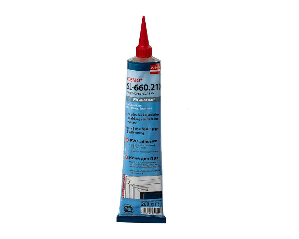 Cosmofen Plus HV беcцветный, 200 гр Клей ПВХ — изображение 2