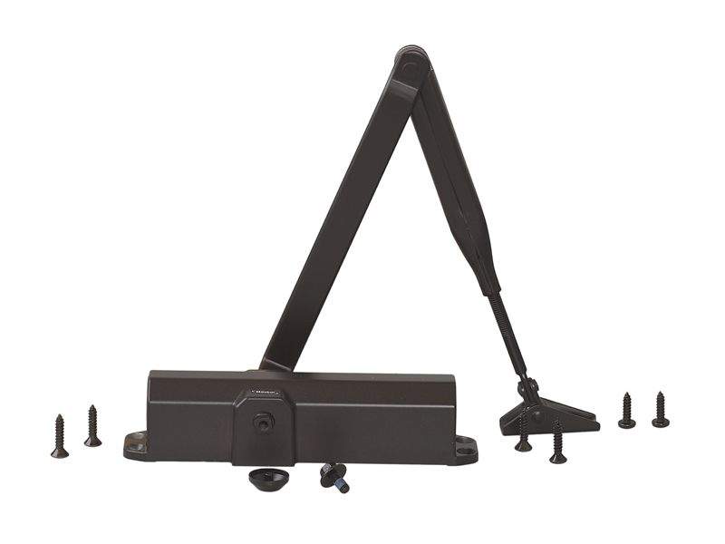 Доводчик MAXBAR 100 Size2/3/4 с тягой, Темно-коричневый