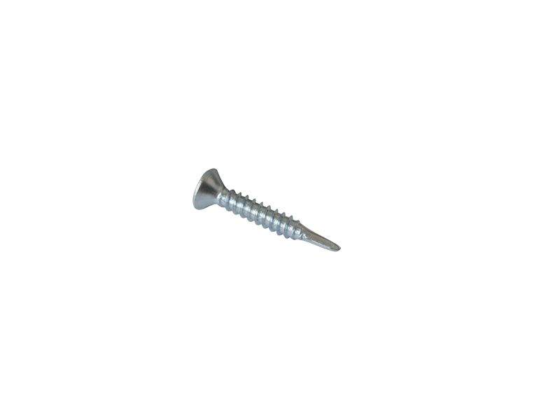 Шуруп c буром ELEMENTIS (саморез) 3,9x25, потайная головка оцинкованный  без насечек — изображение 3
