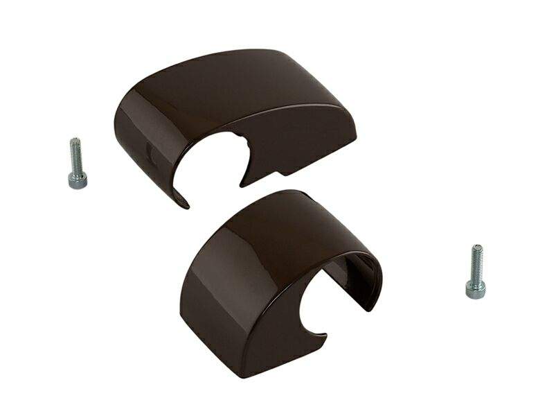 Комплект крышек для DOMINA HP COVER (2 шт.), межосевое 62.5 мм, коричневый RAL8019, 06120640N