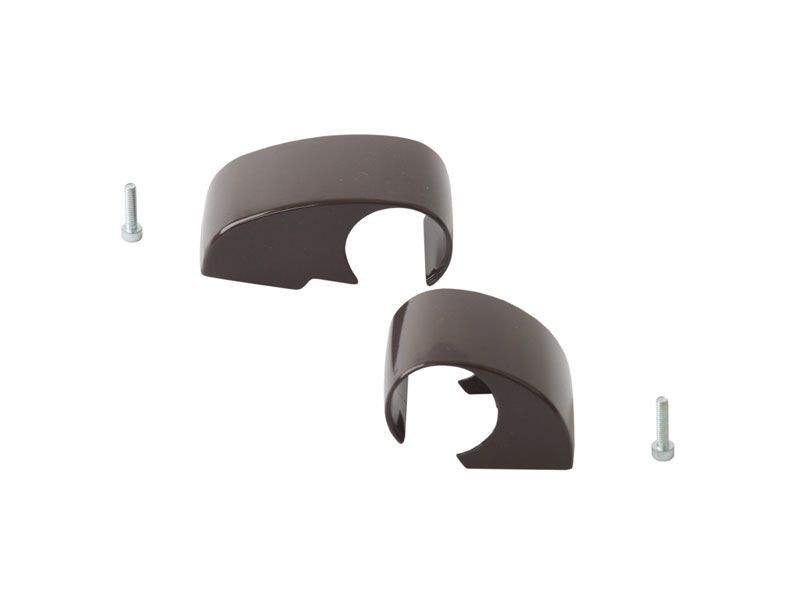 Комплект крышек для DOMINA HP COVER (2 шт.), межосевое 62.5 мм, коричневый RAL8019, 06120640N — изображение 2