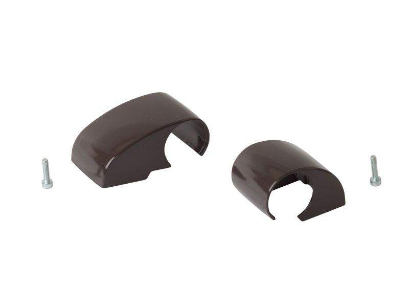 Комплект крышек для DOMINA HP COVER (2 шт.), межосевое 62.5 мм, коричневый RAL8019, 06120640N — изображение 3