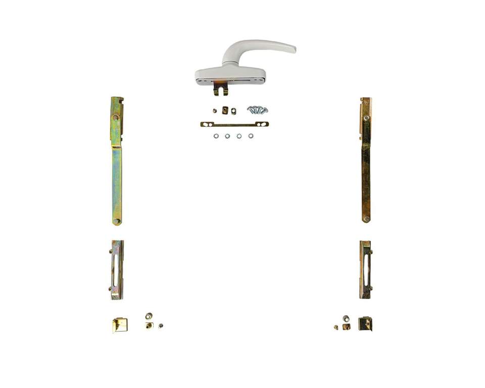 Комплект откидной фурнитуры, Европаз Ш350-1200/В350-1200, бел. RAL9016