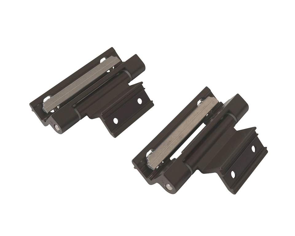Комплект петель фрамужных Alu 540, клемма 1, V.02, 130 кг, коричневый R05.4, 728717, 2 шт. — изображение 2