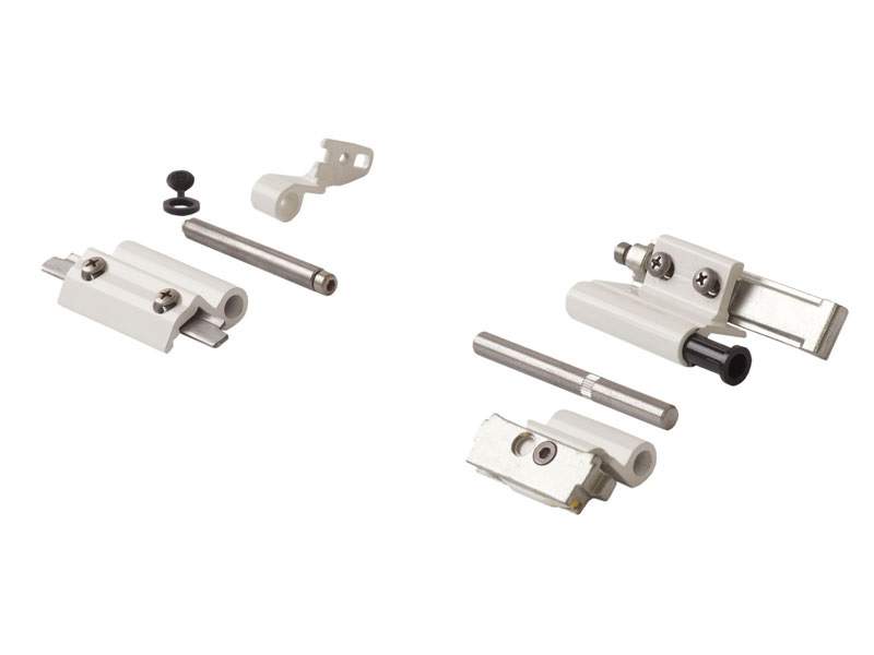 Комплект поворотно-откидных петель E-line, Европаз, 2 штуки, белый RAL9010, 04779410000TB