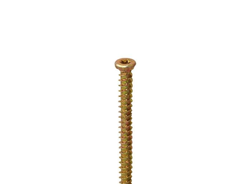 Нагель 7,5х182  (шуруп по бетону) под насадку TORX 30 желтый цинк (300/100) — изображение 6
