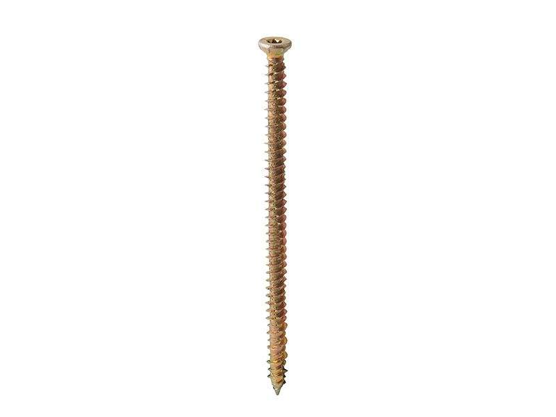 Нагель 7,5х182  (шуруп по бетону) под насадку TORX 30 желтый цинк (300/100) — изображение 7