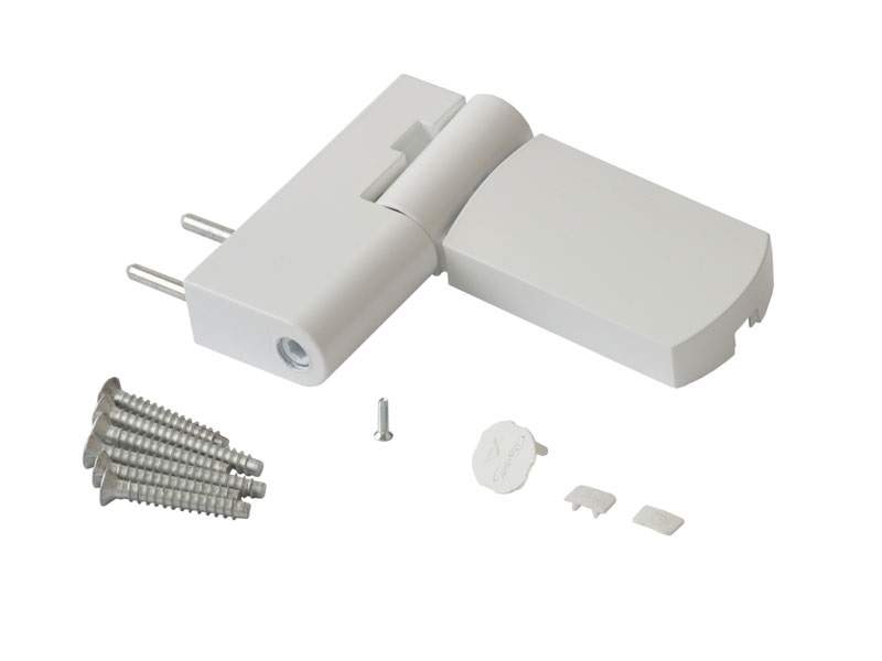 Петля дверная Maxbar PS27 (23-26,5/105-42) RAL9016 E, Белый — изображение 2