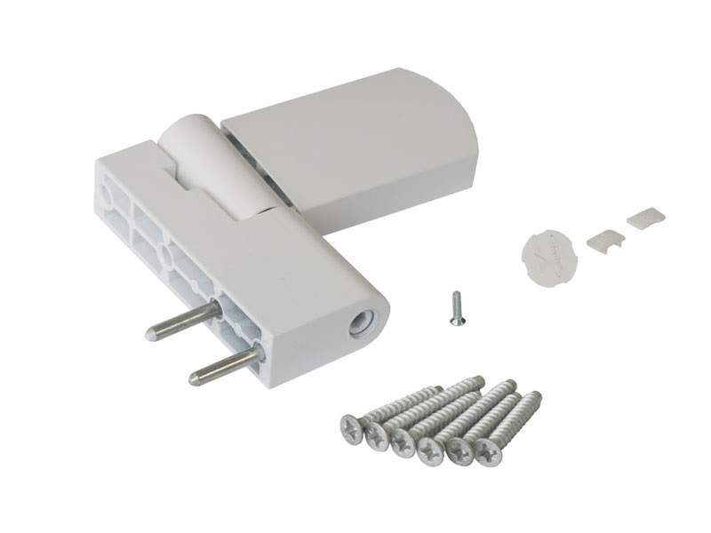 Петля дверная Maxbar PS27 (23-26,5/105-42) RAL9016 E, Белый — изображение 3