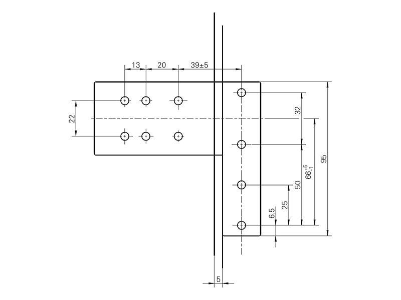 Петля дверная Roto Solid 150 P (110 кг), 14.5-17 мм RAL 9016 E, Белый — изображение 5