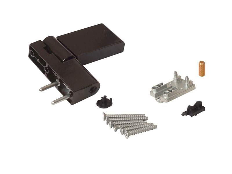 Петля дверная Roto Solid 150 P (110 кг), 17-20,5 мм RAL 8077, Коричневый — изображение 3
