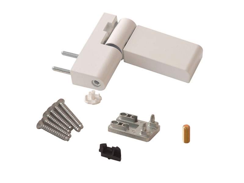Петля дверная Roto Solid 150 P (110 кг), 17-20,5 мм RAL 9016 E, Белый