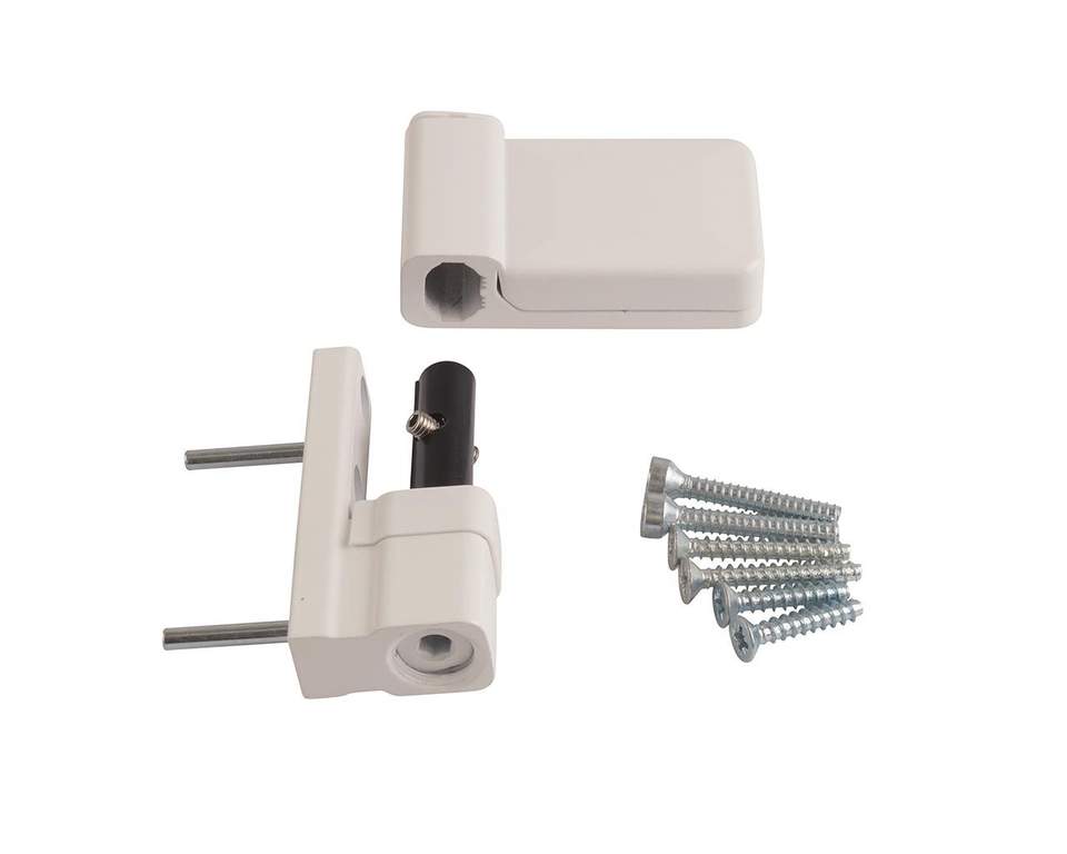Петля дверная Elementis K-S (15-20 мм), на 100кг., Белый, RAL9016 — изображение 3