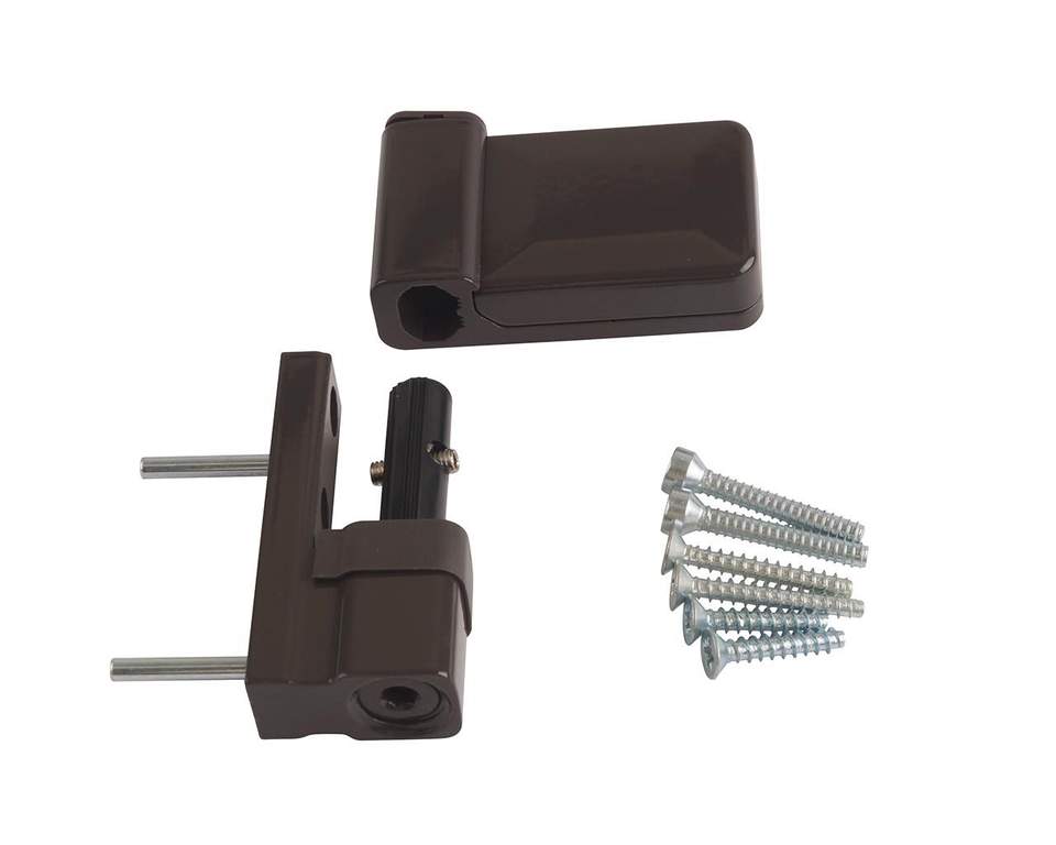 Петля дверная Elementis K-S (15-20 мм), на 100кг., Коричневый, RAL8019 — изображение 3