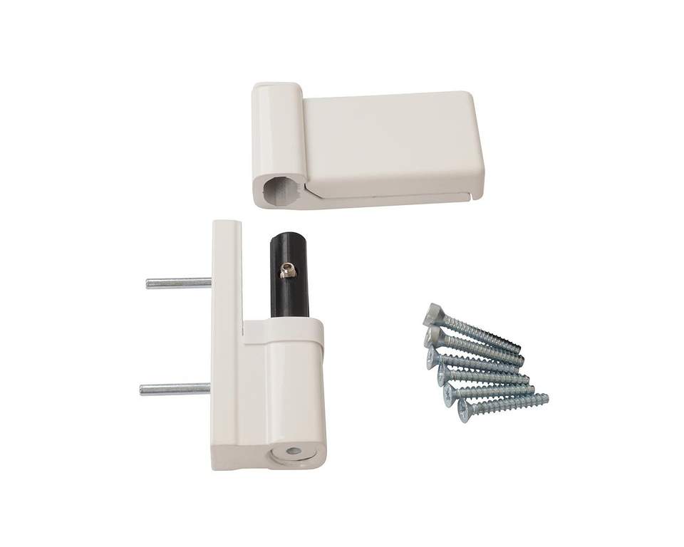 Петля дверная Elementis K-V (15-20 мм), на 120кг., Белый RAL9016 — изображение 2