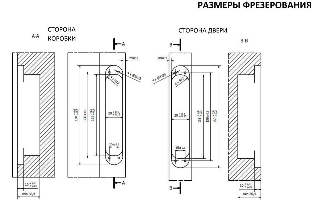 Петля дверная скрытая универсальная, 3D, 160х28 мм, 100 кг, черный, с 4 металл. колпачками — изображение 5