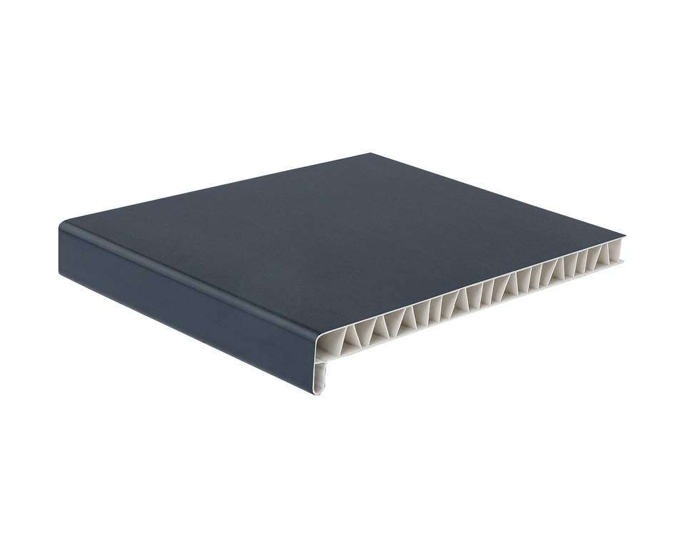 Подоконник пластиковый BAUSET МПР-40 /350/ антрацит /6,0м/