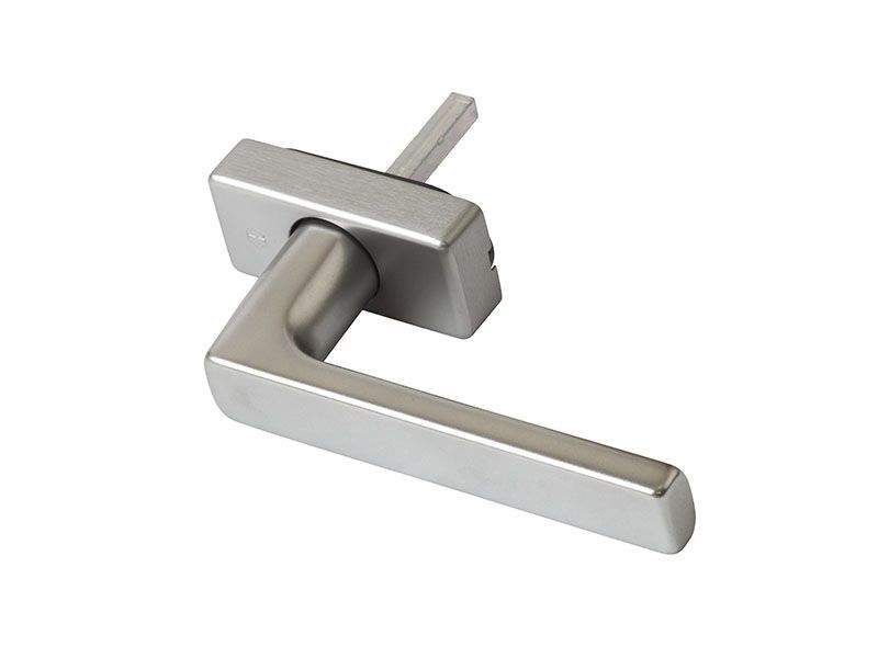 Ручка оконная HOPPE Dallas Secustic алюминиевая, штифт variofit 32-52 мм (F9) титан, 90° , 2 винта М5х55/60 — изображение 3