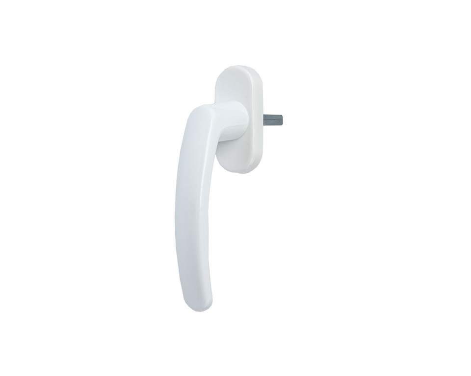 Ручка оконная пластиковая, 38mm, белый (RAL9016) — изображение 2