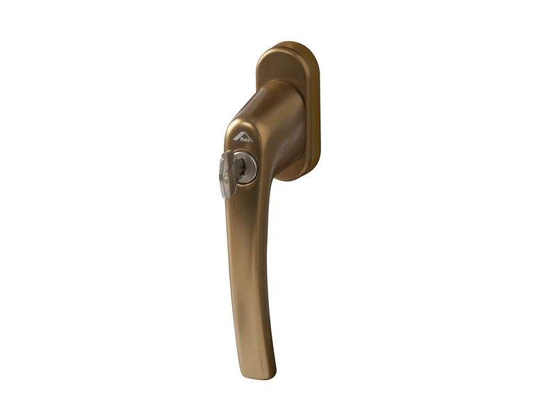 Ручка Rotoline с ключом Tilt First 37мм, бронза R055