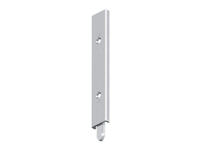 Шпингалет нижний MAXBAR для замков Compact 855GL/856/859, U24х6, оцинк., 150 мм