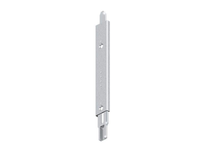 Шпингалет верхний MAXBAR для замков Compact 855GL/856/859, U24х6, оцинк., 150 мм