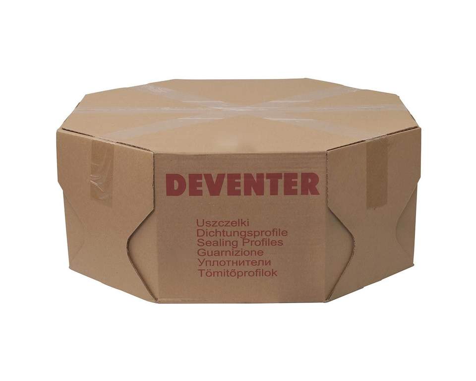 Уплотнитель контурный для межкомнатных дверей DEVENTER, ПВХ, темно-коричневый RAL 8014 — изображение 5