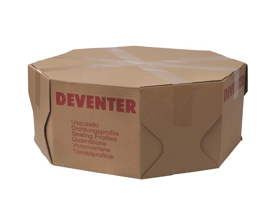 Уплотнитель контурный для межкомнатных дверей DEVENTER, ПВХ, темно-коричневый RAL 8014 — изображение 6
